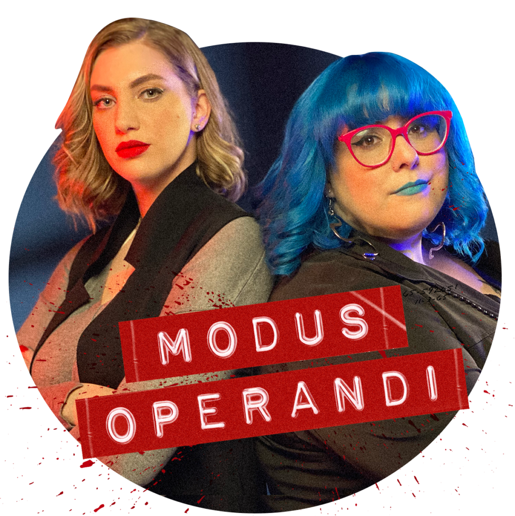 Caról Moreíra and Mabê Bonafé on the Modus Operandi podcast cover